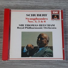 Schubert   Symphonies Nos. 3, 5  6 CD 1989 Classical EMI Studio UK