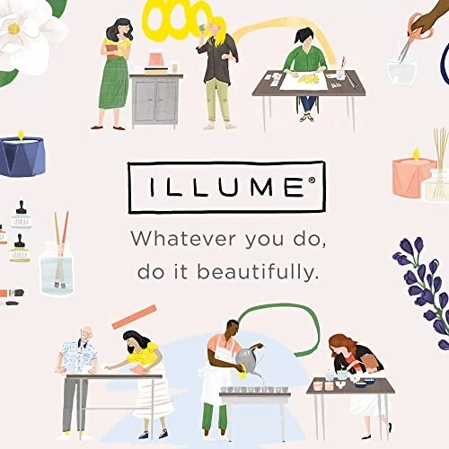 Vela de soja de cedro y bálsamo navideño noble Illume, lata grande Foto 4 de 4