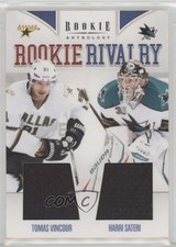 2011 Panini Rookie Anthology Rivalry Materials Harri Sateri Tomas Vincour 06rp