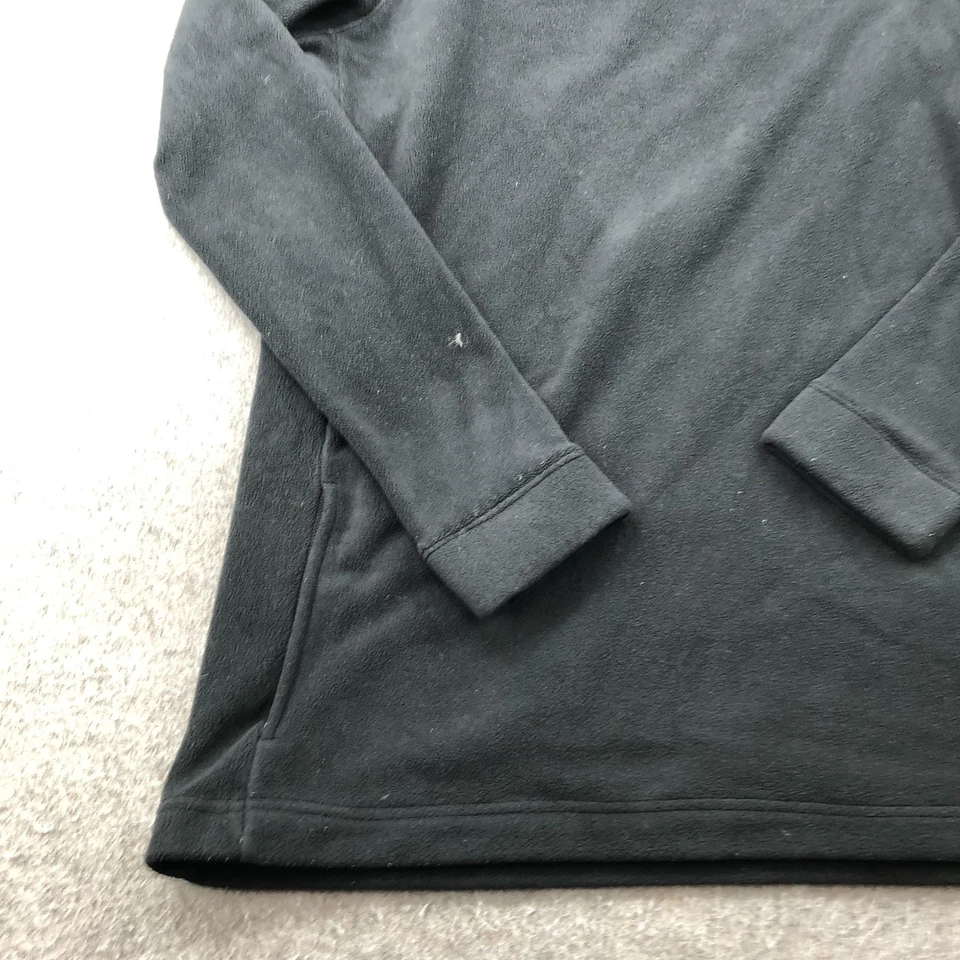 Nike Pullover Womens Medium Black Fleece Mock Neck Long Sleeve Athletic Dri Fit - Image 2 of 4