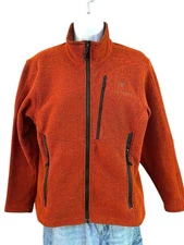 Arc’teryx Women’s Polartec Fleece Rust Orange Full Zip Gorpcore Outdoors No Size