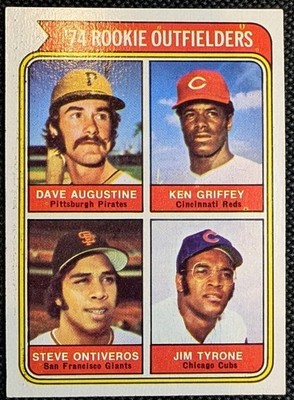 1974 Topps KEN GRIFFEY RC #598 Rookie Outfielders Cincinnati Reds