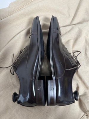 Versace Collection Shoes Mens Size 43 Brown Cap Toe Oxford Brogue Dress Leather Versace Collection Shoes Mens Size 43 Brown Cap Toe Oxford  main image 4