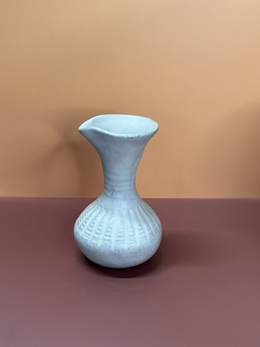 Van Briggle Pottery Signed FW White with Spout 4 In Tall