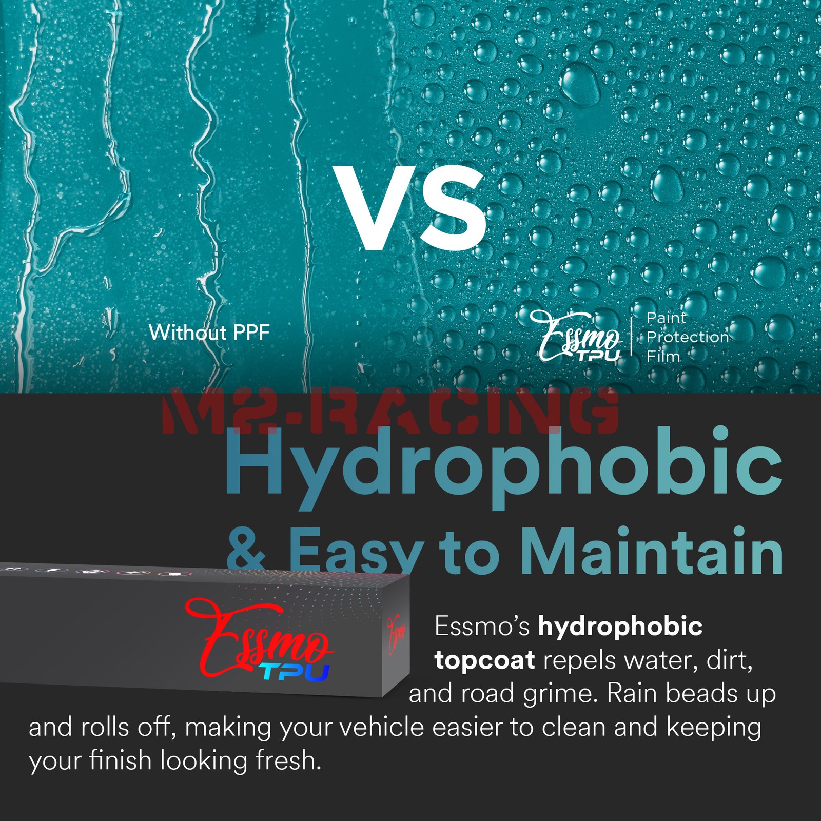 TPU Color Matte Silver Mercury PPF Paint Protection Film Dry Wet Auto Vinyl Wrap thumbnail 4