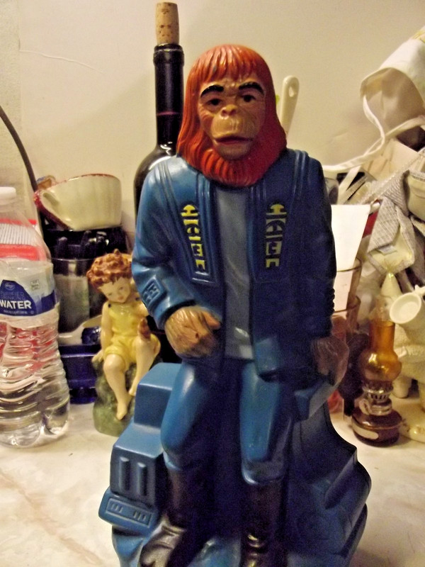Vintage 1967 Apjac Play Pal Plastics Planet Of The Apes Dr. Zaius Bank