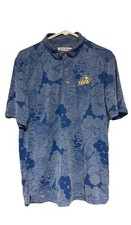 Mens Tommy Bahama LBL Florida Gulf Coast Eagles Miramar Blooms Polo Blue Medium