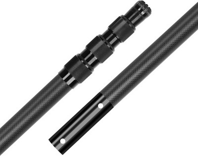 15FT Carbon Fiber Telescopic Pool Pole - Heavy Duty Cleaning & Skimming Tool