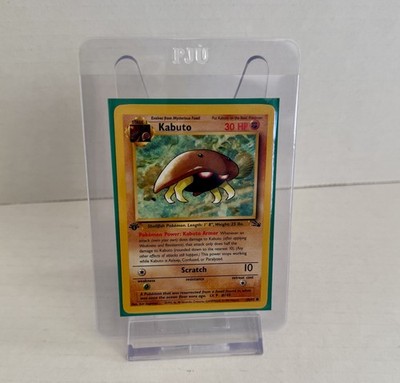 Pokemon Fossil Set Kabuto 1st Edition [ Official WOTC 1999 TCG NM