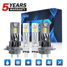 For Benz ML320 ML430 1998-2001 4X H1 H7 LED Headlight High Low Beam Combo Bulbs