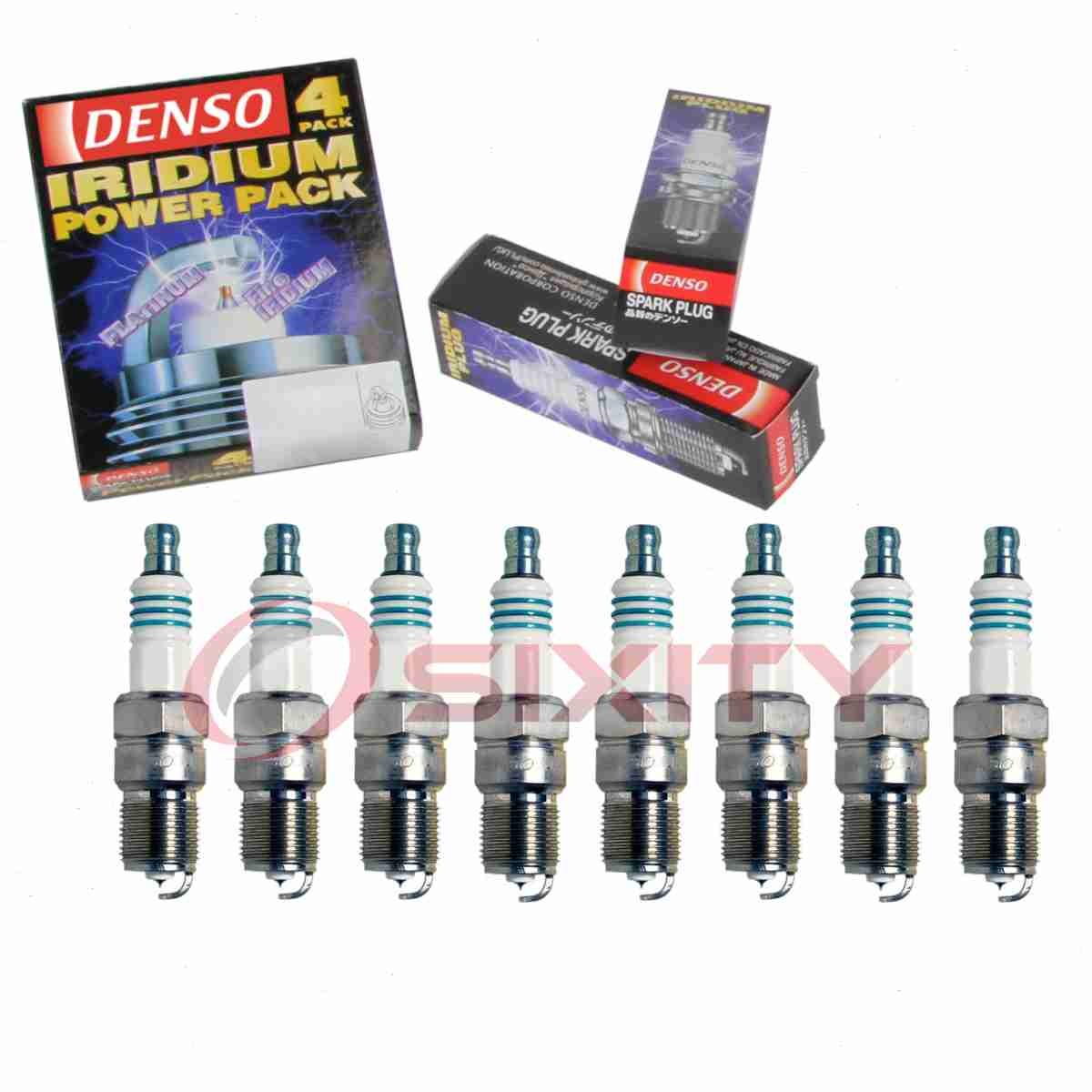 8 pc Denso Iridium Power Spark Plugs for 1996-1999 GMC K1500 Suburban 5.7L la