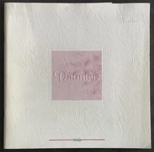 DAIMLER RANGE LF Car Sales Brochure 1992 #DAIM91/01D DOUBLE SIX 4.0 Litre