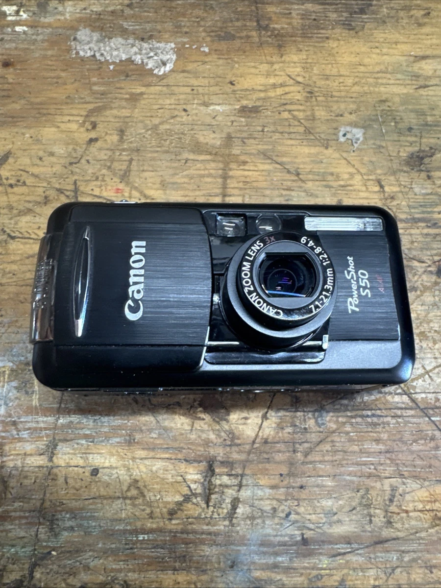 Canon PowerShot S50 1-4.9x Digital Zoom Digital Cameras for sale