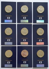2020 Agatha Christie £2 Coin x 9 Bulk Lot 100 Years Of Mystery BU