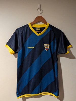 F.E.F. ECUADOR JERSEY MENS YELLOW BLUE Size Medium
