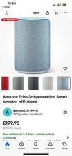 Amazon Echo (3rd Generation) Smart Speaker - Twilight Blue