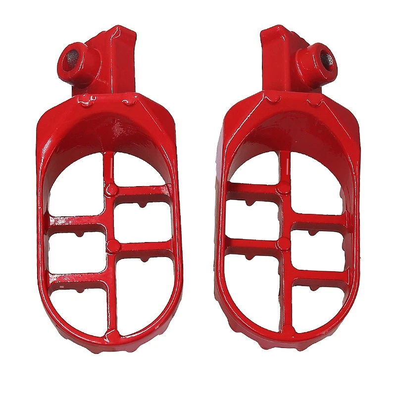 Pedals Pad Foot Pegs Footrest For Yamaha PW50 PW80 Honda XR/CRF 50/70 Dirt Bike Foto 2 de 4