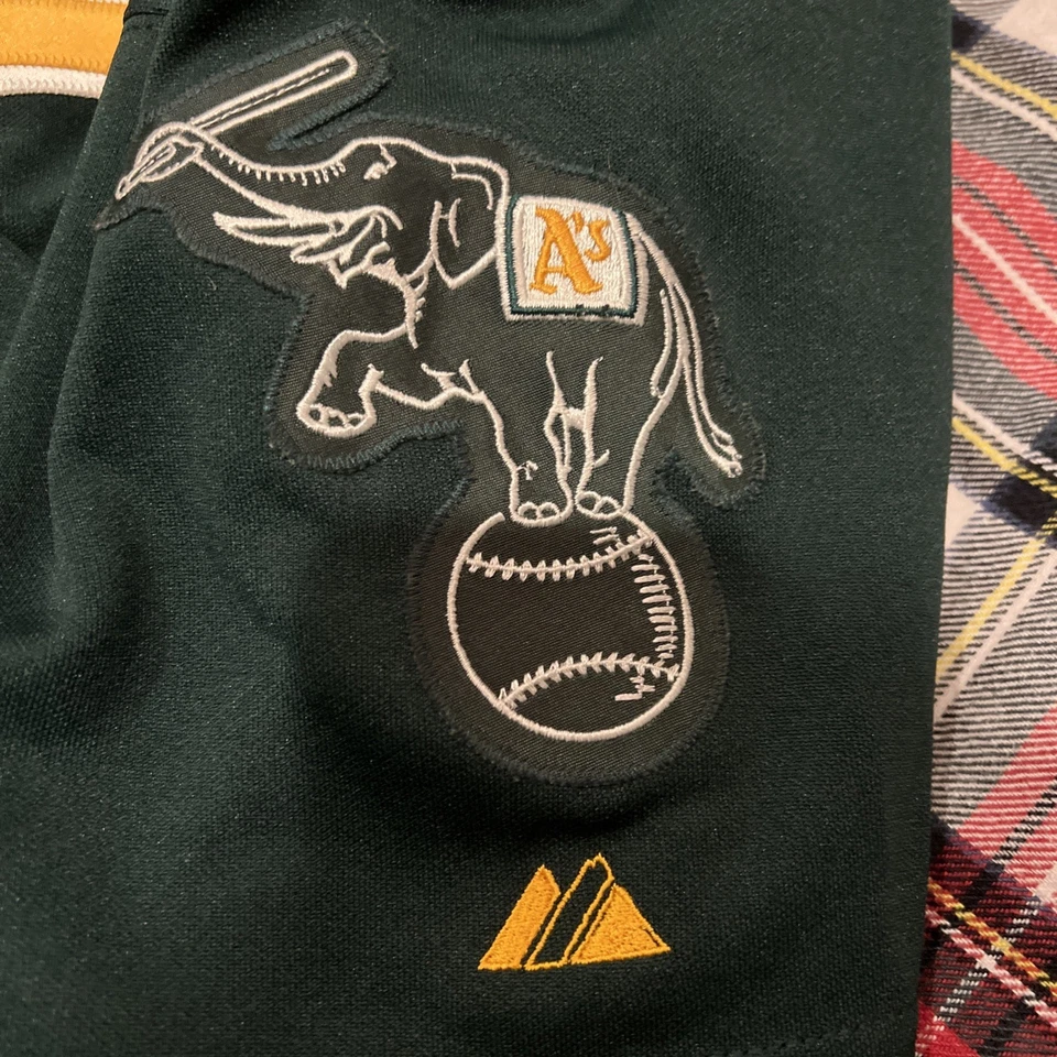 Oakland Athletics Barry Zito 正品 Majestic 备用球衣 44 码 MLB — 第 4/4 张图片