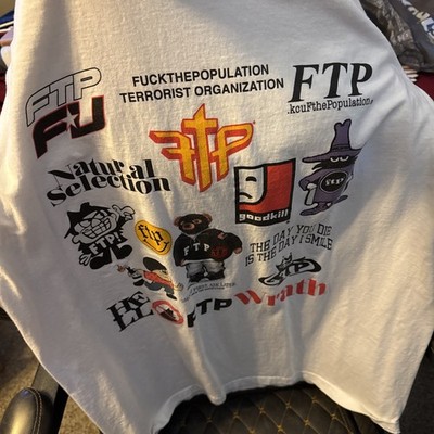 FTP F**k The Population Archive Tee White & Poster Included