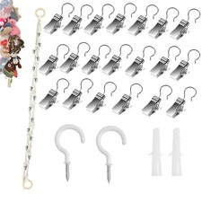 Plush Toy Storage Corde,Hamac Suspendu de Rangement pour Animaux en Peluche 2m