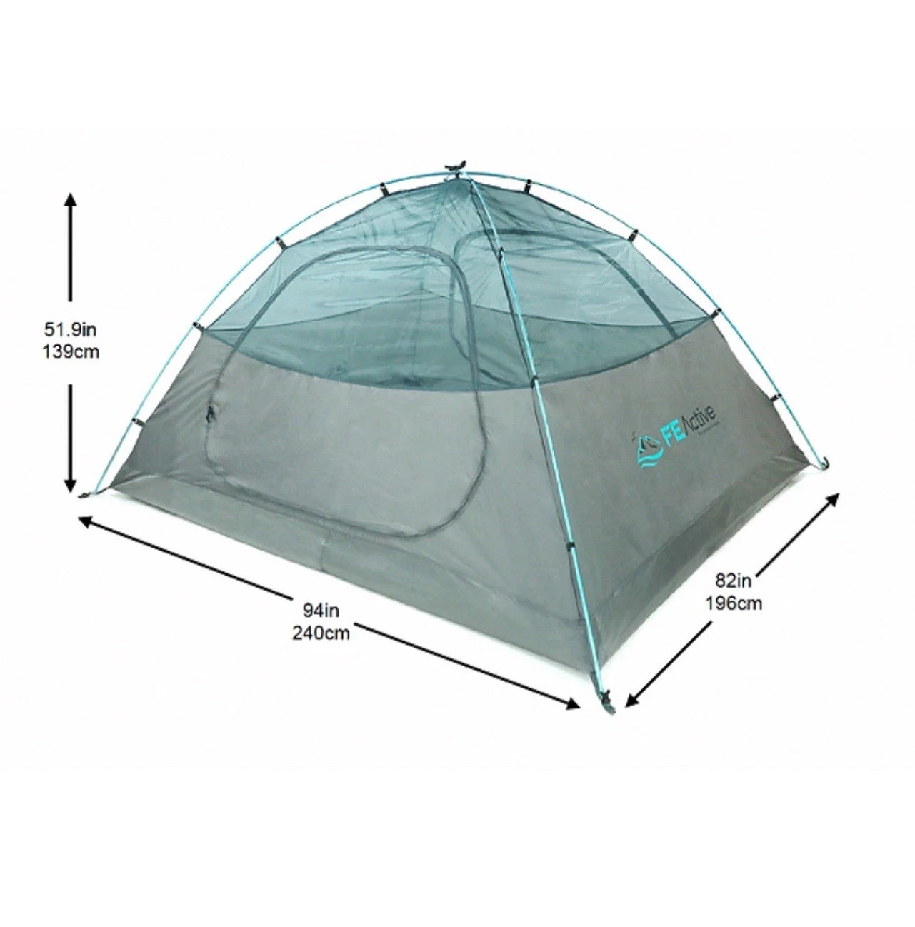 FE Active "the Grindavik" 4 Person; 4 Season Camping Tent (A187-03)