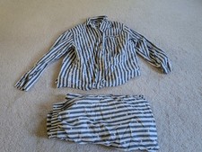 Womens Only Old Navy Loves You Heart Striped Pajama Set Small