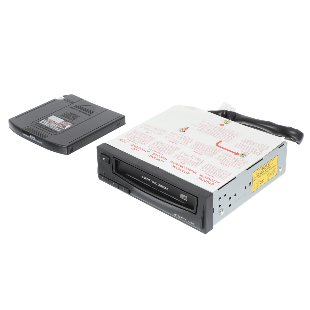 97 Toyota 3 Disc CD Changer L4210 08601-00872 K10301 CP for