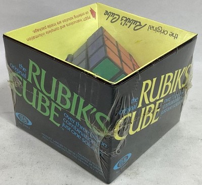 vintage 1980 Ideal RUBIK'S CUBE factory sealed shrink MIB 4pix