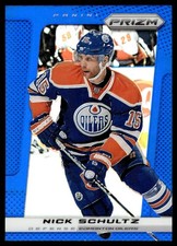 2013-14 Panini Prizm Prizms Blue Nick Schultz Edmonton Oilers #146