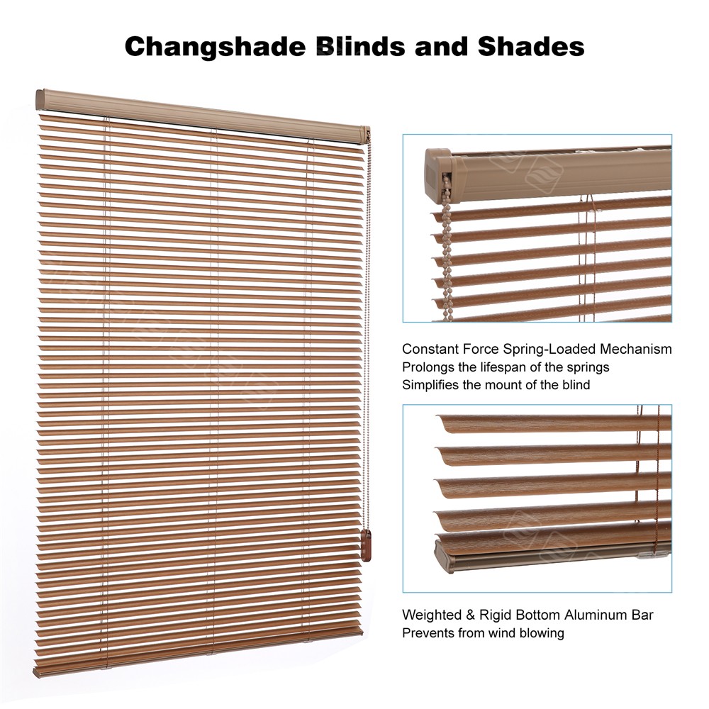 Custom Cut 1 Inch Mini Blind – Corded Single Touch, Blackout, Choose Your Size (S)