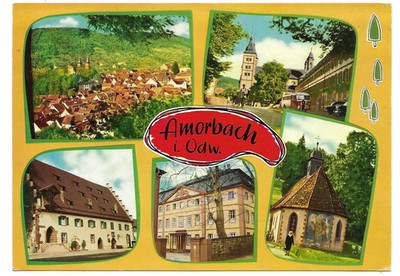 (2)  8762  AMORBACH / ODENWALD  --  MEHRBILD