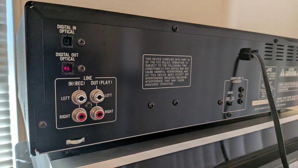 JVC XL‑R5000BK 3‑Tray CD/CDR Recorder & Changer NO Remote –Working - Image 4 of 4