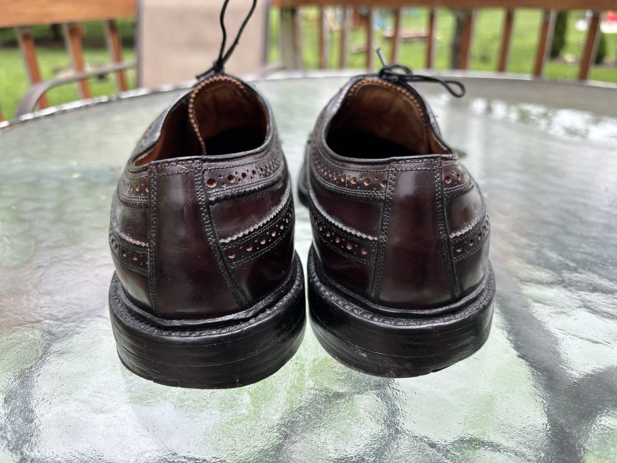 Florsheim Imperial V Cleat Shell Cordovan Kenmoor Blucher Shoes