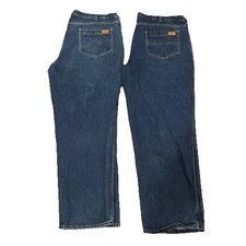 Lot (2)Vintage Cintas Jeans 42x32  Act 31”394 Men’s Work Straight Utility Core