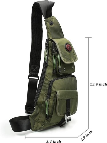 NICGID Sling Bag Chest Shoulder Backpack Crossbody Casual Daypack Tactical 2627 - Picture 5 of 14