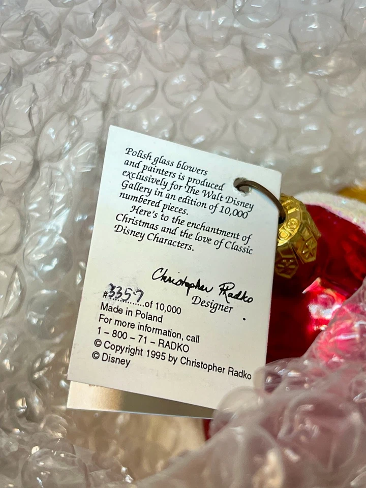 Christopher Radko Disney's Pooh & Piglet Limited Edition Ornament "Best Friends" - Image 2 of 4