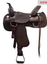 NEW FABTRON LIGHTWEIGHT SUPREME LADY WESTERN  TRAIL SADDLE 15", 16", 17"