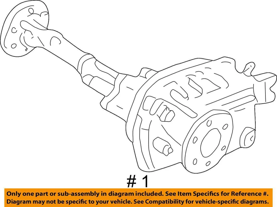 Diferencial portador delantero Chevy Silverado 1500 05 06 07 Foto 4 de 4