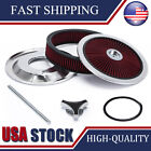Full Flow Air Cleaner Assembly 14”x3” with Washable Filter New for 5-1/8" Red