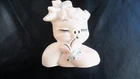 Vintage  Hull Pottery Pink Pig Head Vase, 1955  #39  Excellent original!