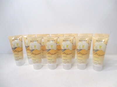 Avon 2.5fl oz. Senses Silky Vanilla Hand Gel - Lot of 12