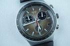 VINTAGE SWATCH IRONY ALUMINIUM AG2001 CHRONOGRAPH QUARTZ SWISS WATCH
