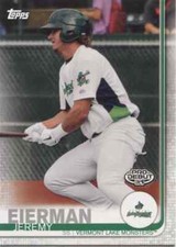 2019 Topps Pro DeBut JEREMY EIERMAN Base Single - VERMONT LAKE MONSTERS - #129
