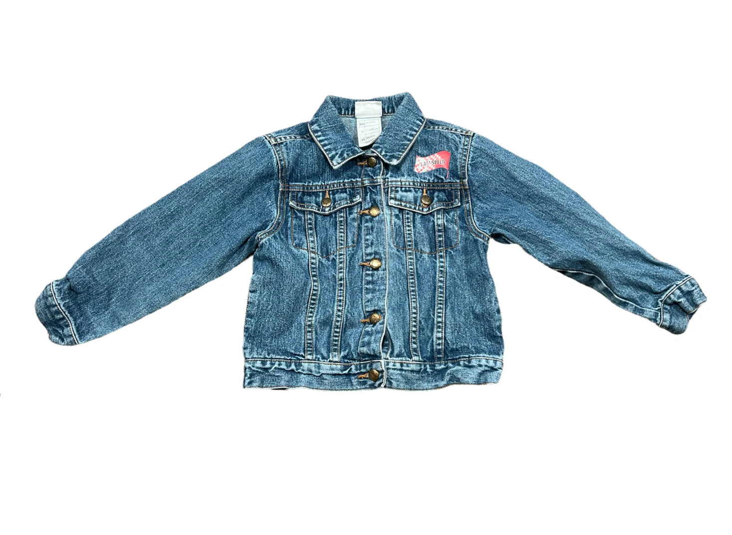 ALEXANDER MCQUEEN Negozio Disney Pixar Cars Saetta McQueen Giacca di Denim XS (4)