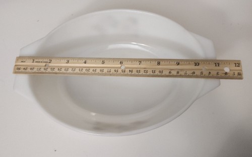 Pyrex JAJ Autumn Glory Casserole Serving Dish Vintage 524 England Oval Flowers - Picture 6 of 14
