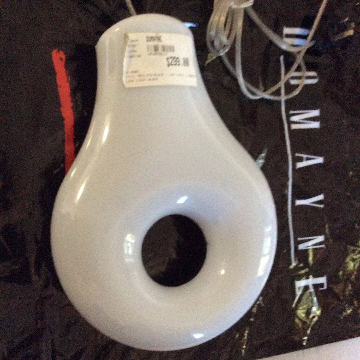 Domayne Designer Light Lamp RRP 299 New Black Wight 30 Cm By 31 Cm Long