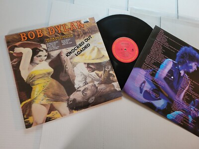 BOB DYLAN - Knocked Out Loaded 1986 FOLK BLUES ROCK (LP) in shrink NM/EX