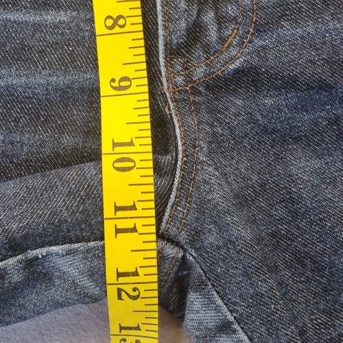 VINTAGE High Rise Blue Denim Jeans sZ 28" Tall Girls Jeans Baggy Tapered leg - Picture 14 of 17