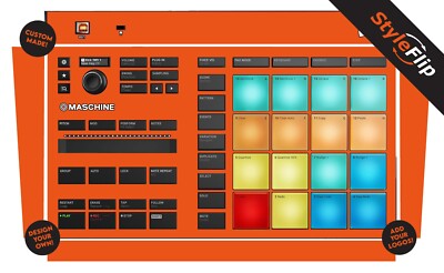 NI Maschine Mikro MK3 Skins | Custom Design | Protective Decal | StyleFlip Skins