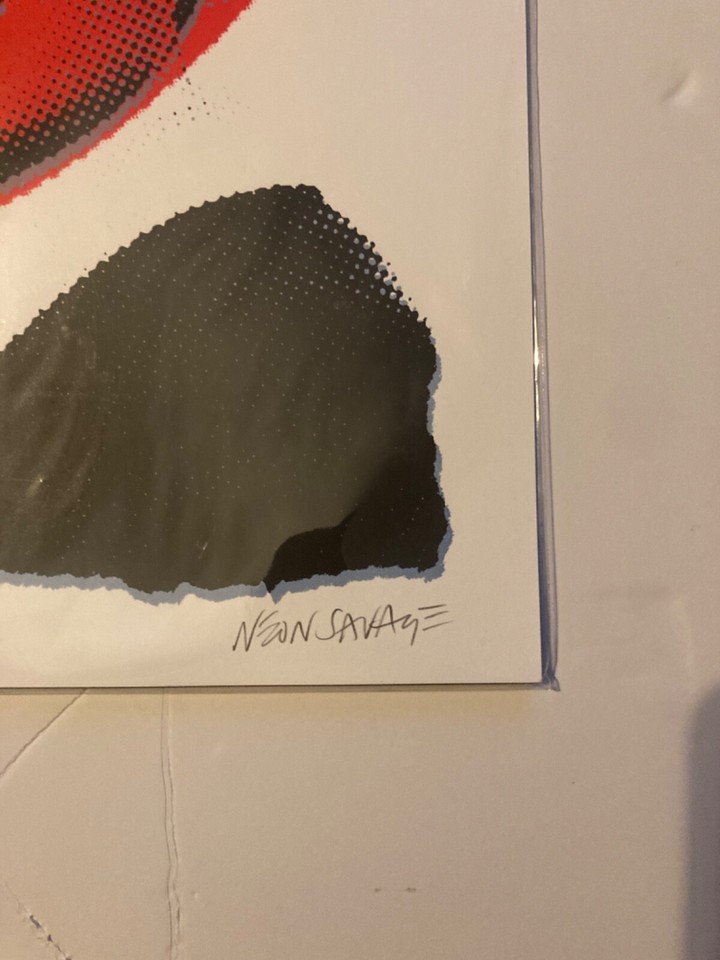 Neon Savage Pop Art Eddie Munster (Butch Patrick) Screen Print A3